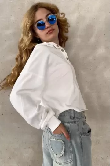 ג'ינס קיפול כיס לבבות, תמונה 3